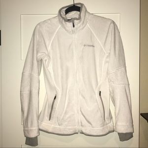 Columbia White Fleece